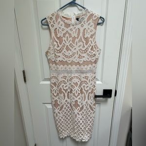 Lulus white lace dress